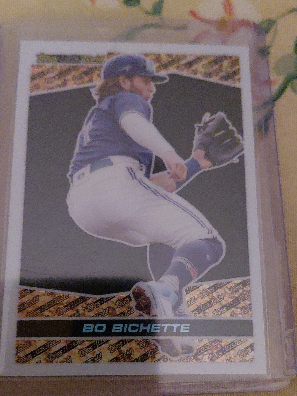 Blue Baseball Player Card - Premium Sports Trading Card